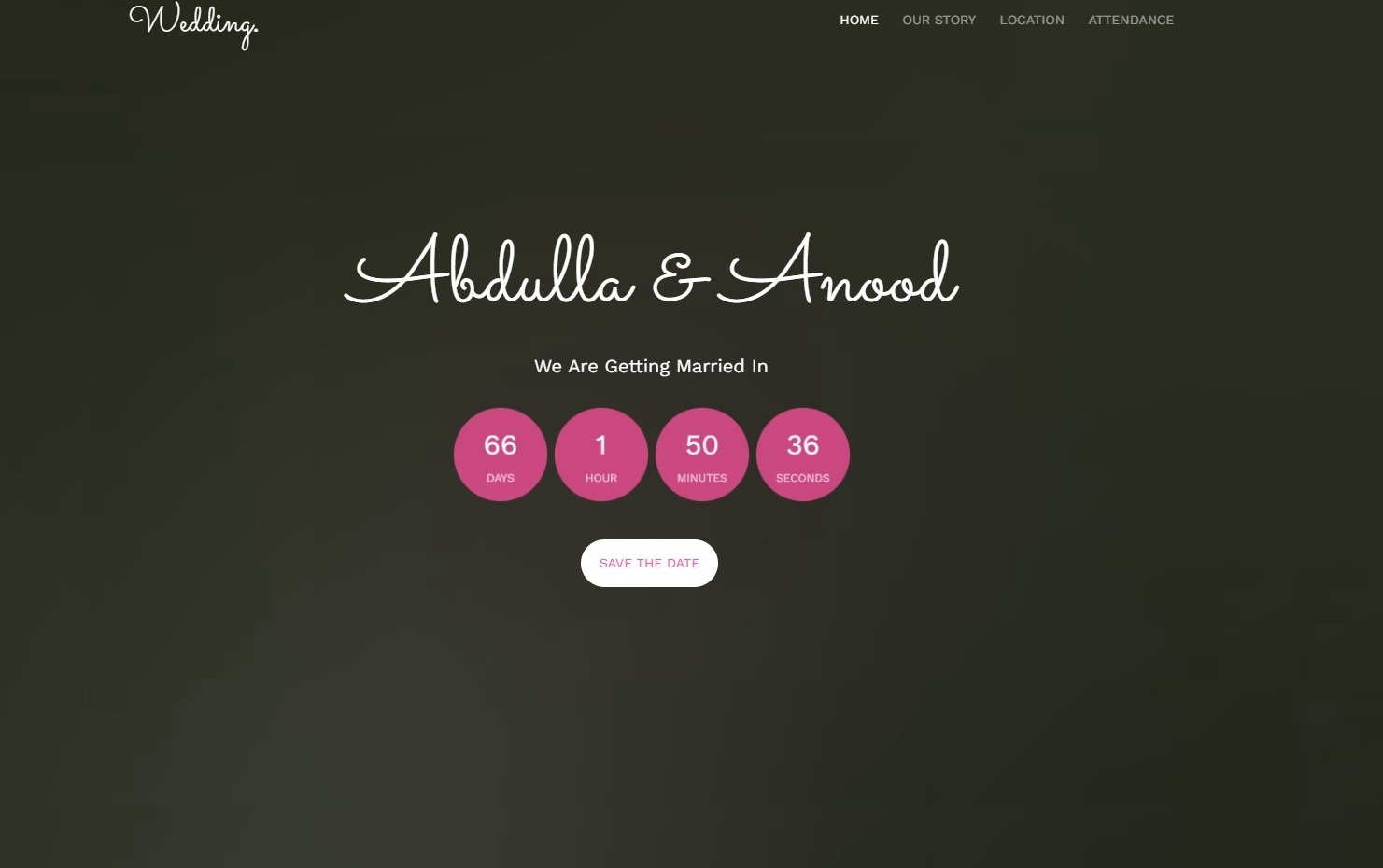Wedding Story — Digital smart wedding invitation platform with RSVP